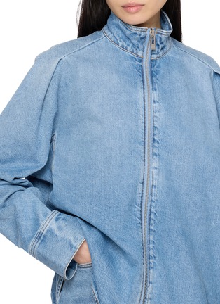  - ALAÏA - Light Wash Denim Shirt Jacket