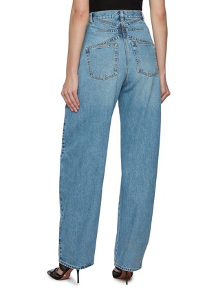 Back View - Click To Enlarge - ALAÏA - Round Leg Denim Jeans