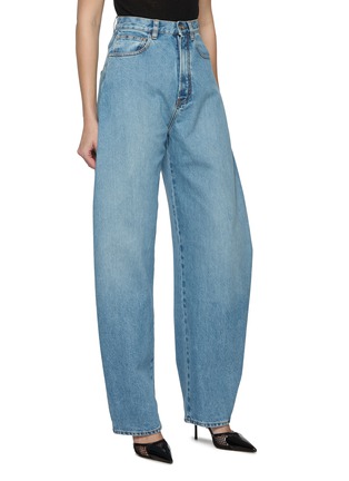 Front View - Click To Enlarge - ALAÏA - Round Leg Denim Jeans
