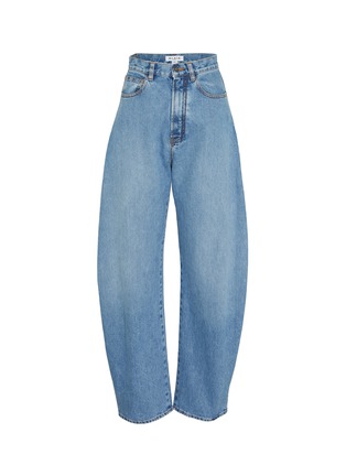 Main View - Click To Enlarge - ALAÏA - Round Leg Denim Jeans