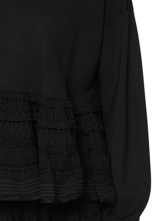  - ALAÏA - Long Sleeve Peplum Top