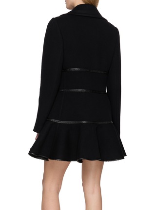 Back View - Click To Enlarge - ALAÏA - Princess Wool Coat