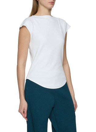 Front View - Click To Enlarge - ALAÏA - Cap Sleeve T-Shirt