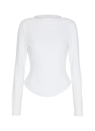 Main View - Click To Enlarge - ALAÏA - Long Sleeve Top