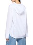 Back View - Click To Enlarge - ALAÏA - Hooded Cotton Shirt
