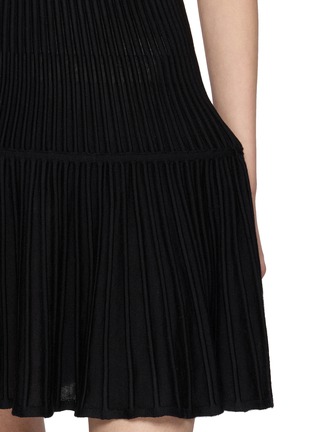  - ALAÏA - Turtleneck Crinoline Mini Knit Dress