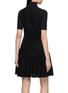 Back View - Click To Enlarge - ALAÏA - Turtleneck Crinoline Mini Knit Dress