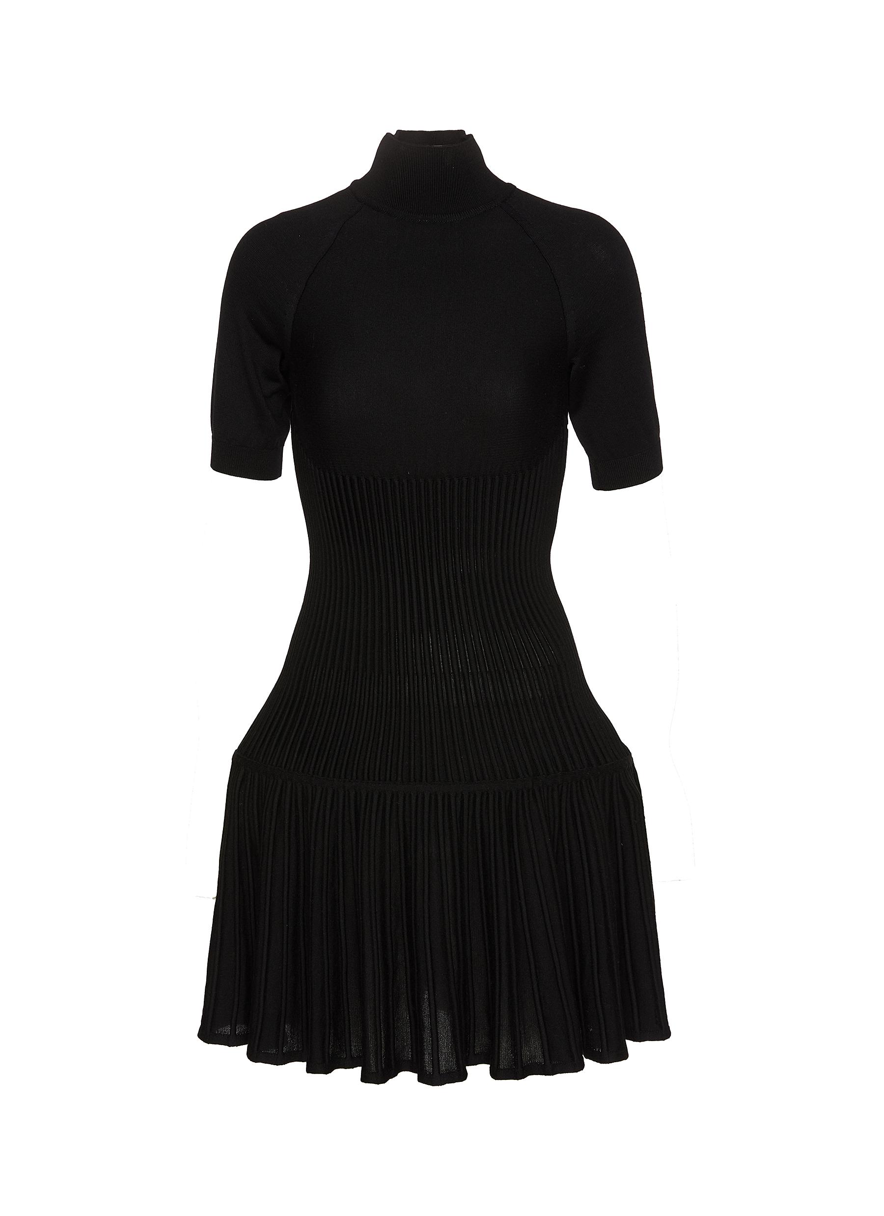 alaia knit dress ALAÏA | Turtleneck Crinoline Mini | Women Daily Wear