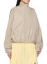 Front View - Click To Enlarge - ALAÏA - High Neck Elasticated Windbreaker