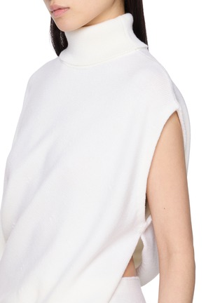  - ALAÏA - Cut Out Asymmetrical Wool Midi Dress