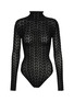 ALAÏA High Neck Lace Bodysuit