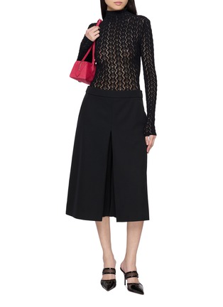 Figure View - Click To Enlarge - ALAÏA - High Neck Lace Bodysuit