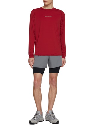 Figure View - Click To Enlarge - DISTRICT VISION - Ultralight Aloe Long Sleeve Top