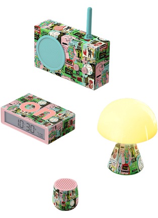 Detail View - Click To Enlarge - LEXON - x Jean-Michel Basquiat Gift Set — In Italian