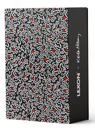 Main View - Click To Enlarge - LEXON - x Keith Haring Gift Set — Love Black