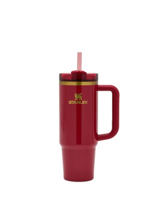 Main View - Click To Enlarge - STANLEY - The Cheers & Cheer The Quencher H2.0 Flowstate™ Tumbler 30oz — Holly Berry Gloss Quencher H2.0 Flowstate™ Tumbler 30oz — Holly Berry Gloss