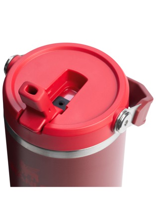 Detail View - Click To Enlarge - STANLEY - The Iceflow™ Flip Straw 2.0 Tumbler 30oz — Cranberry
