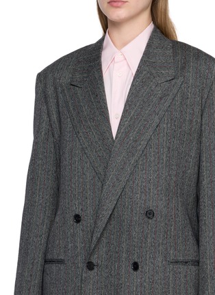  - BOWTE - Double Breasted Wool Herringbone Blazer