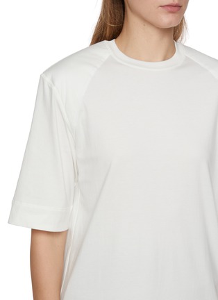  - BOWTE - Padded Shoulder Raglan Sleeve Cotton T-Shirt