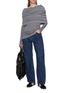 Figure View - Click To Enlarge - BOWTE - Cape Detail Long Sleeve Cotton Silk Top
