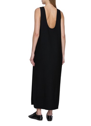 Back View - Click To Enlarge - BOWTE - River Worsted Wool Long Dress