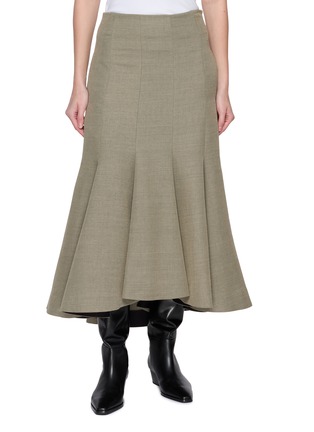 Main View - Click To Enlarge - BOWTE - Wool Cotton Mermaid Skirt