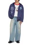 Detail View - Click To Enlarge - GOODBAI - x Lane Crawford Bow Appliqué Printed Zip Up Jacket