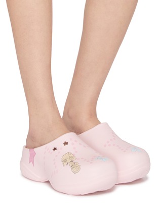 Figure View - Click To Enlarge - GOODBAI - x Lane Crawford Star Printed Slippers