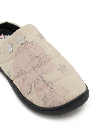 Detail View - Click To Enlarge - GOODBAI - x Lane Crawford Printed Slippers