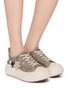 Figure View - Click To Enlarge - GOODBAI - x Lane Crawford Embellished Womens Platform Sneakers