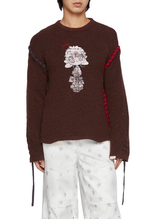 Detail View - Click To Enlarge - GOODBAI - x Lane Crawford Printed Sweater