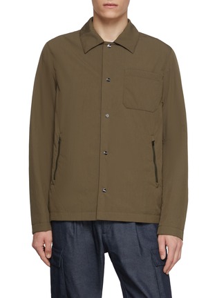 Main View - Click To Enlarge Main View - Click To Enlarge - HERNO - Crinkled Shirt Jacket