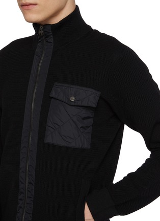  - HERNO - Stand Collar Wool Cardigan