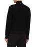 Back View - Click To Enlarge - HERNO - Stand Collar Wool Cardigan