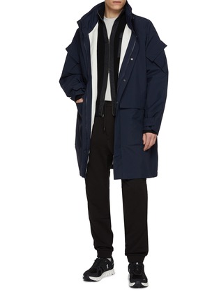 Figure View - Click To Enlarge - HERNO - Stand Collar Wool Cardigan