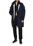 Figure View - Click To Enlarge - HERNO - Stand Collar Wool Cardigan