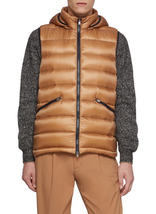 Main View - Click To Enlarge - HERNO - Ultralight Hooded Down Vest