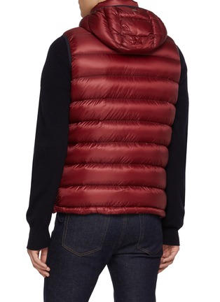 Back View - Click To Enlarge - HERNO - Zipped Hooded Ultralight Puffer Vest