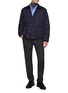 Figure View - Click To Enlarge - HERNO - Quilted Flap Pocket Jacket