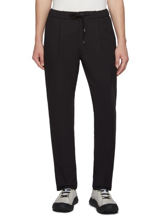 Main View - Click To Enlarge - HERNO - Elasticated Drawstring Waist Pants