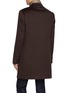 Back View - Click To Enlarge - HERNO - Detachable Quilted Bib Cashmere Coat