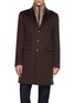 Main View - Click To Enlarge Main View - Click To Enlarge - HERNO - Detachable Quilted Bib Cashmere Coat