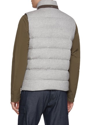 Back View - Click To Enlarge - HERNO - Stand Collar Puffer Vest