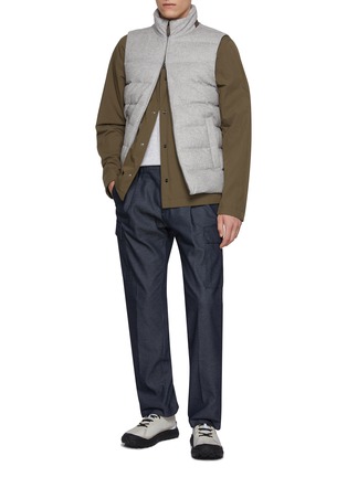 Figure View - Click To Enlarge - HERNO - Stand Collar Puffer Vest