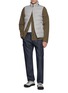 Figure View - Click To Enlarge - HERNO - Stand Collar Puffer Vest