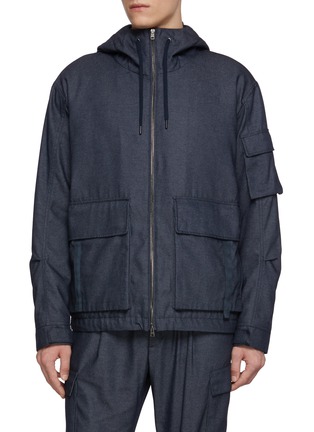 Main View - Click To Enlarge Main View - Click To Enlarge - HERNO - Hooded Multi Pocket Jacket