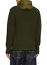 Back View - Click To Enlarge - HERNO - Hooded Wool Knit Cardigan