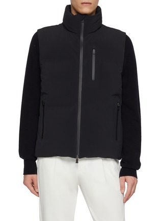 Main View - Click To Enlarge Main View - Click To Enlarge - HERNO - Zipped Puffer Vest