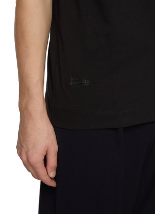  - HERNO - Crewneck Cotton Jersey T-Shirt