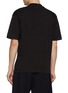 Back View - Click To Enlarge - HERNO - Crewneck Cotton Jersey T-Shirt